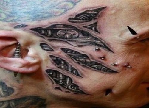Киберпанковские татуировки