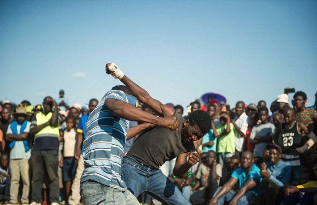 Кулачные бои Мусангве в ЮАР