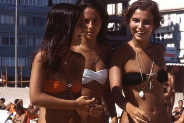 Пляжная жизнь Рио-де-Жанейро в конце 70-х годов