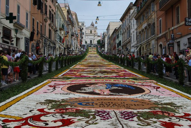 Цветочные ковры Италии
