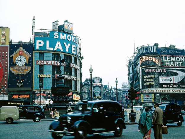 Великобритания 1940-х на цветных снимках