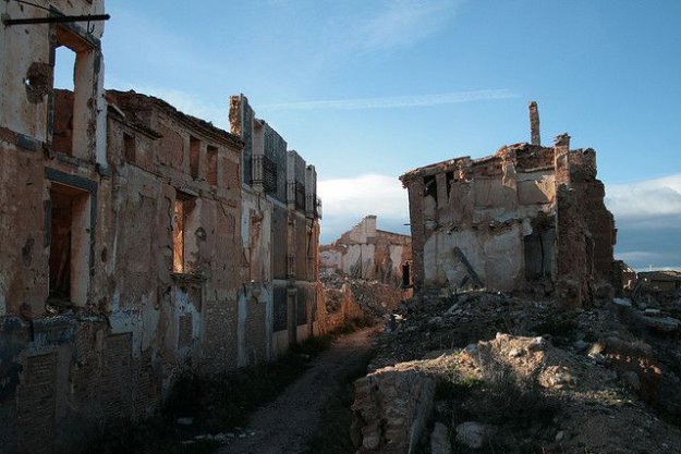 Belchite - город призрак в Испании