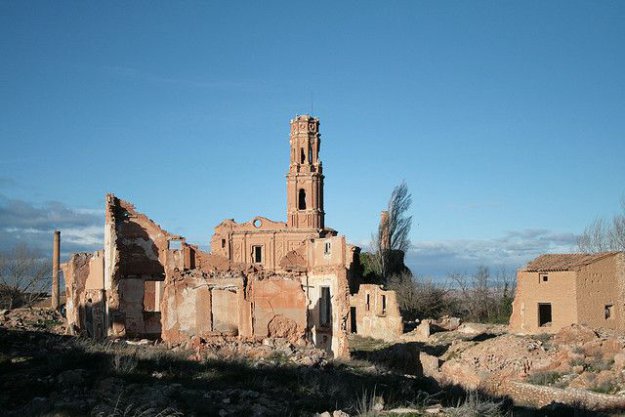 Belchite - город призрак в Испании