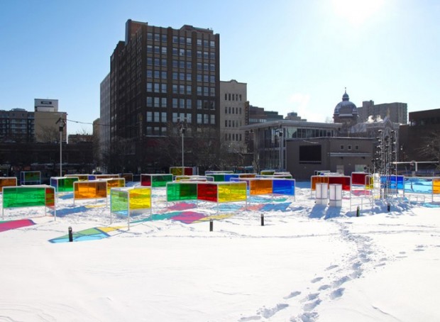 Stained Glass Park – парк из стекла и цвета в Монреале