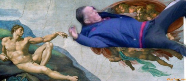 Фотожаба на падение Ван Гала ..)