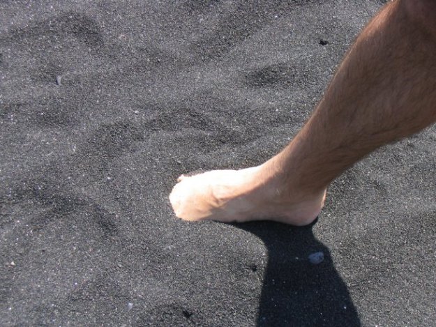 Черный пляж. Punaluu - Гавайи