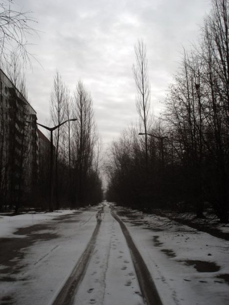 Чернобыль зимой