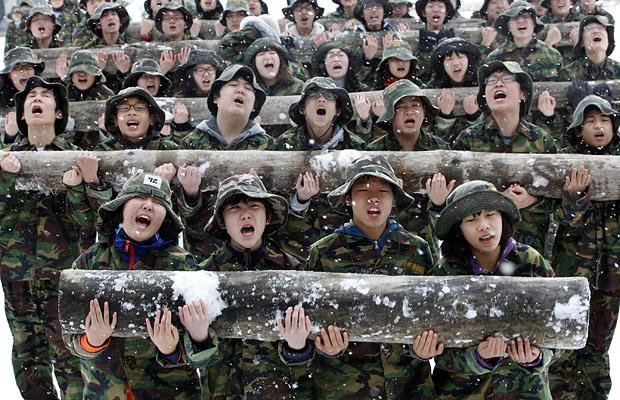 Детский спецназ в Корее