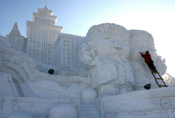 Снежно-ледовый фестиваль в Китае