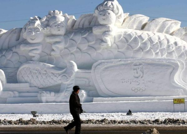 Снежно-ледовый фестиваль в Китае