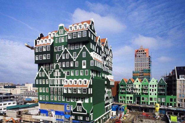 Оригинальный отель-конструктор в Голландии