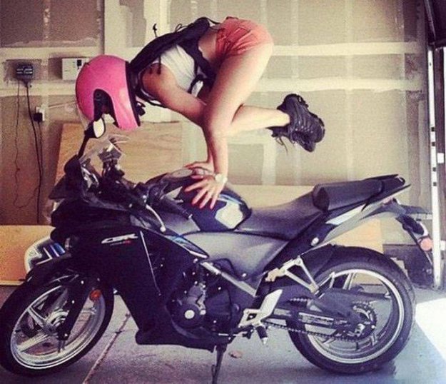 Девушки, которые любят мотоциклы