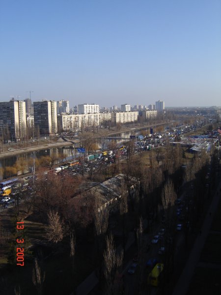 Прбка на мосту Патона (Киев)