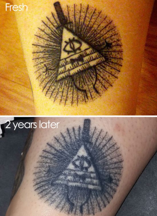 Как выглядят татуировки спустя время