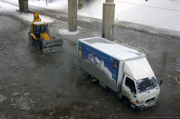 Зимние потопы в Екатеринбурге