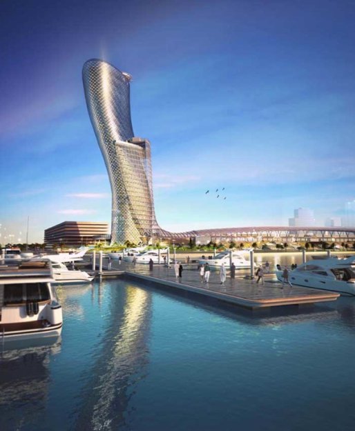 Здание Capital Gate Abu Dhabi обошло Пизанскую Башню