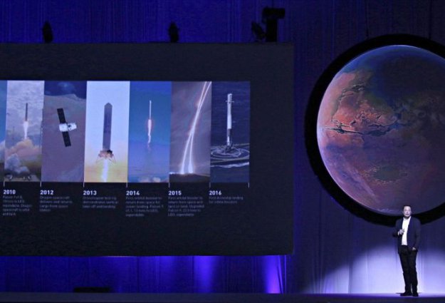 Илон Маск представил программу освоения Марса