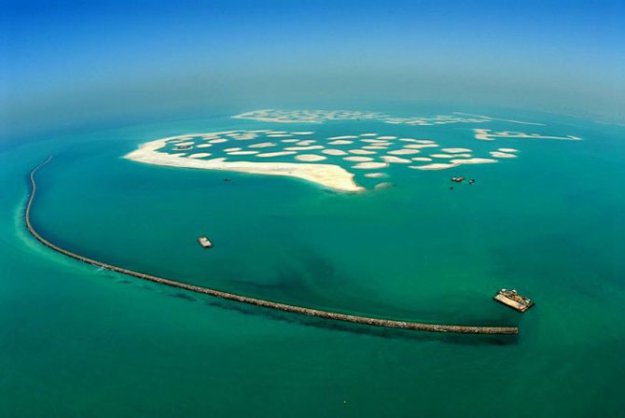 Как создают искусственные острова в Дубае