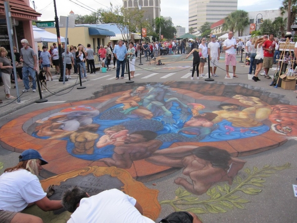 Фестиваль тротуарной живописи