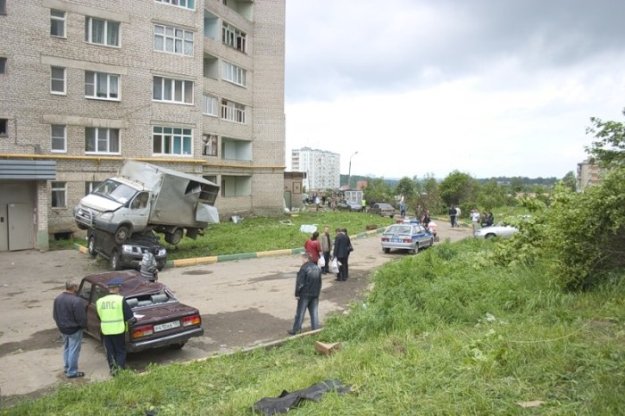 Последствия торнадо в Краснозаводске