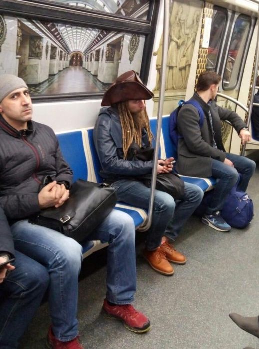 Необычные пассажиры метро