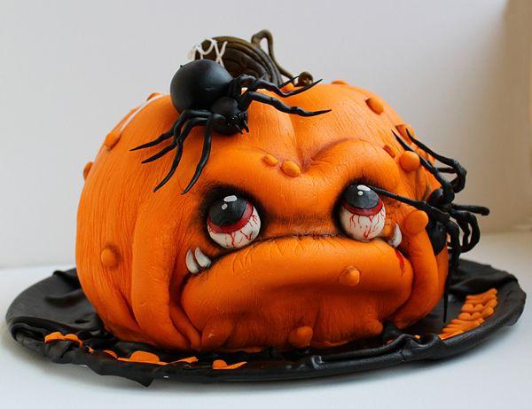 Жуткие и страшные торты на Хэллоуин...