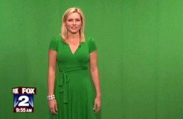 Почему ведущим прогноза погоды нельзя носить зеленую одежду
