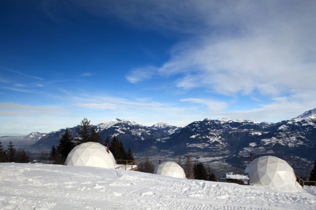 Уникальный эко-резорт в горах Швейцарии