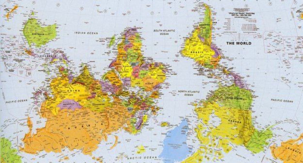 Разные взгляды на карту мира