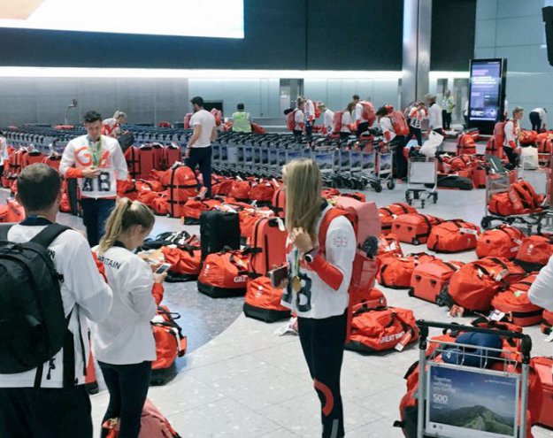 Британские олимпийцы не смогли найти свой багаж