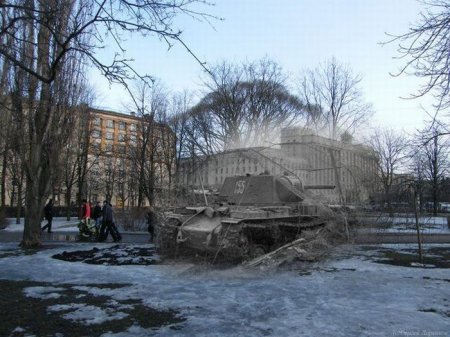 Прошлое и настоящее. Блокадный Ленинград