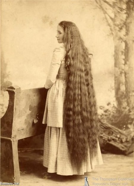 Очень длинные волосы - шаг в прошлое