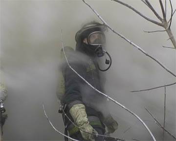 В Соломенском районе Киева горели склады с обоями