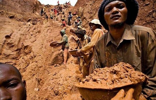 Конго. Добыча золота