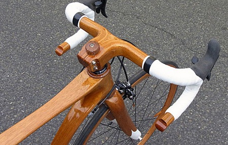 Велосипед из дерева от Сиеширо Сано...
