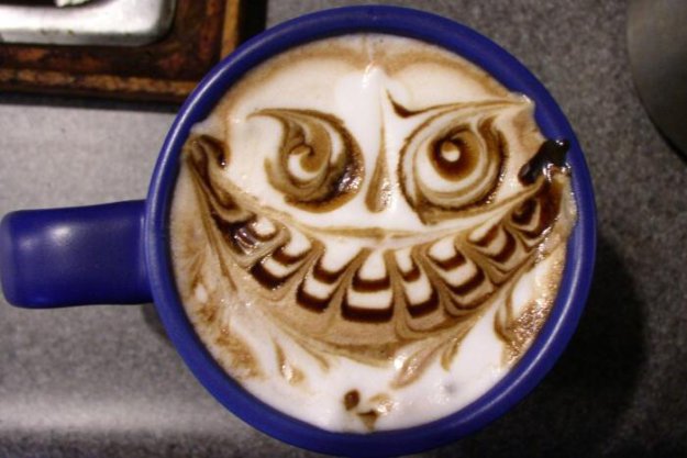 Рисунки на кофе: бодрого утра!