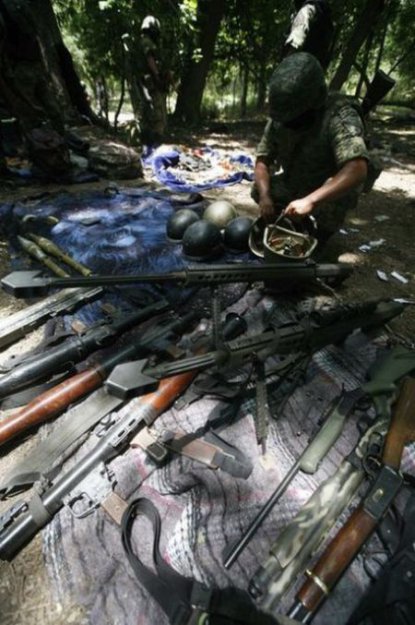 Оружие мексиканских наркоторговцев