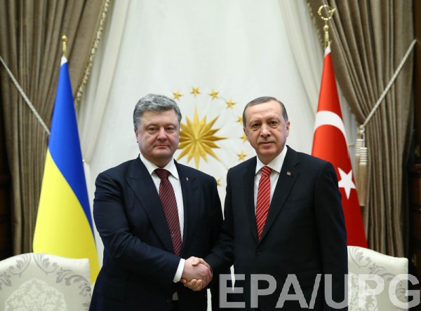 Порошенко и Эрдоган договорились о взаимопомощи стран