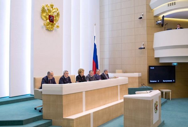 Заседание Совета Федерации РФ 1 марта 2014 года