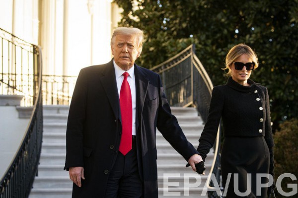 Дональд Трамп вместе с женой Меланией