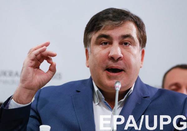 Саакашвили раскритиковал Порошенко