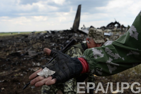 Ил-76 был сбит сепаратистами при заходе аэропорт Луганска