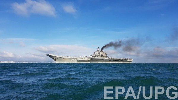 Адмирал Кузнецов плывет домой