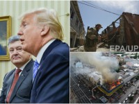 Итоги 20 июня: встреча Порошенко с Трампом, пропажа полковника Нацгвардии и пожар в центре Киева