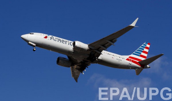 Самолет модели Boeing 737 MAX
