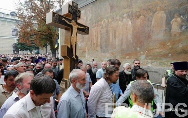 Крестный ход в Киеве 2019 смотреть онлайн 27 июля
