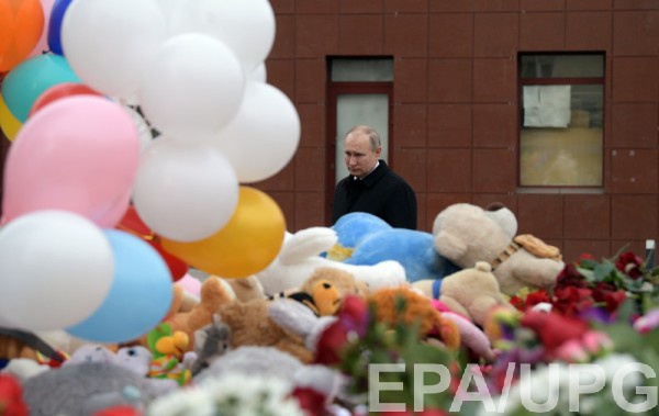 Путин поручил расследовать пожар в Кемерово