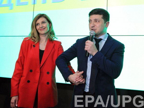 Владимир Зеленский с женой