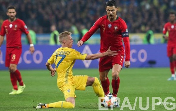 Украина победила Португалию