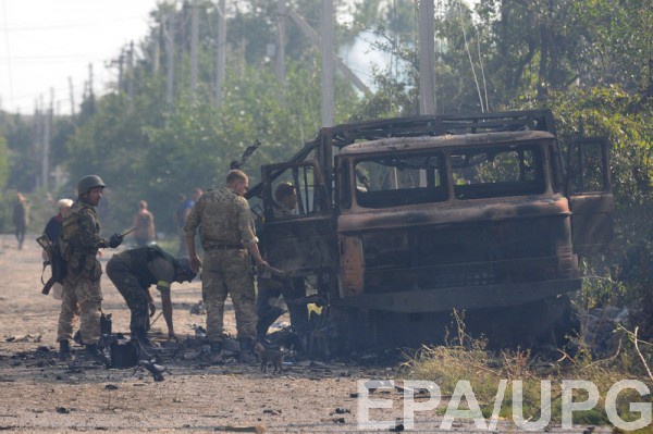 Украинские военные погибли в АТО